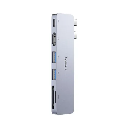 Baseus UltraJoy Series 6-Port Type C * 2 to USB-C 40Gbps*1+HDMI 4K@30Hz*1+USB3.0*2+SD/TF3.0*1  Direct Link Hub Adapter