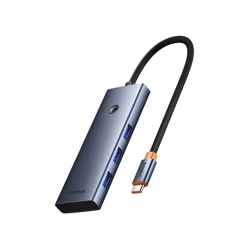 Baseus UltraJoy Series 7-Port HUB Docking Station-Space Grey (Type-C to HDMI4K@60Hz*1+VGA*1+USB 3.0*4+PD*1)