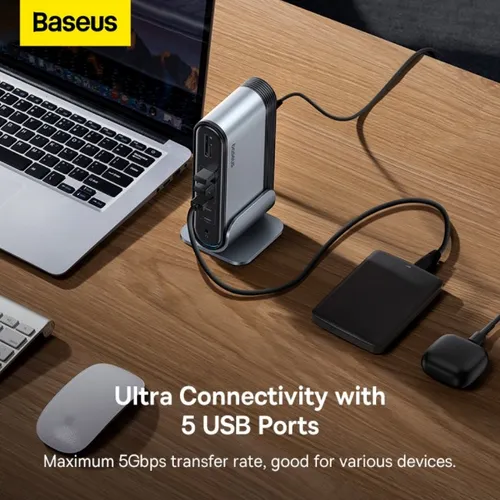 Baseus UnionJoy 17-Port Triple-Display Docking Station