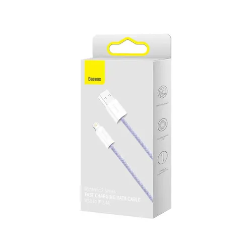 Baseus USB to Lightning Dynamic 2 Series Cable 2.4A 1m - Purple