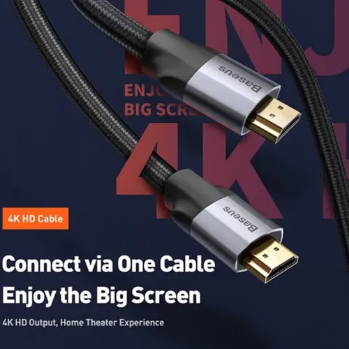 Baseus Visual Enjoyment Series 4K 5M HDMI Braided Cable