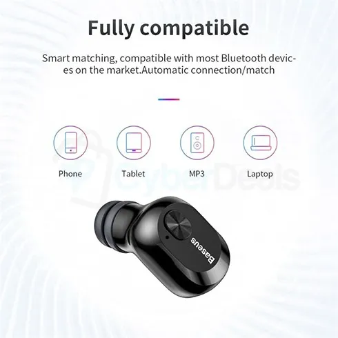 Baseus W01 TWS Wireless Bluetooth 5.0 Earphones