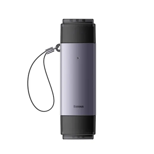 Baseus WKQX060113 Lite Series USB-A &amp; Type-C to SD/TF Card Reader