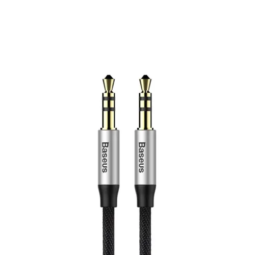 Baseus Yiven M30 stereo audio cable AUX 3.5mm Male Mini jack 1.5 m silver-black (CAM30-CS1)