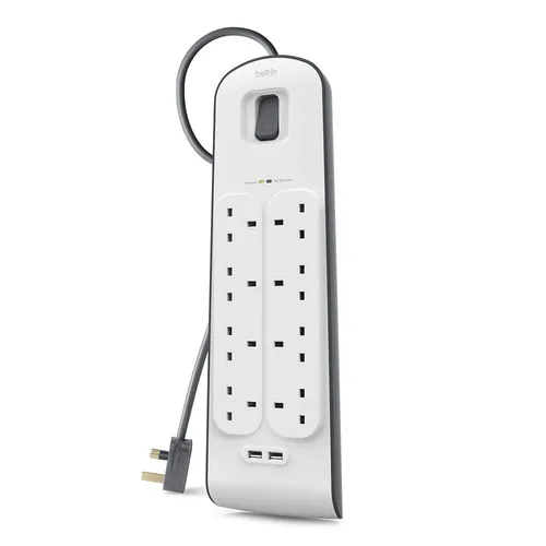Belkin 2.4 AMP USB Charging 8-Outlet Surge Protection Strip