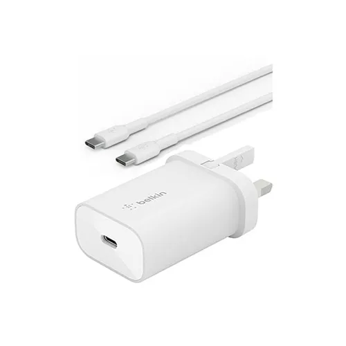Belkin 25W BoostCharge Wall Chargers with USB-C Cable