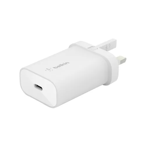 Belkin Boost Charge USB-C PD 3.0 PPS Wall Charger 25W WCA004MYWH White