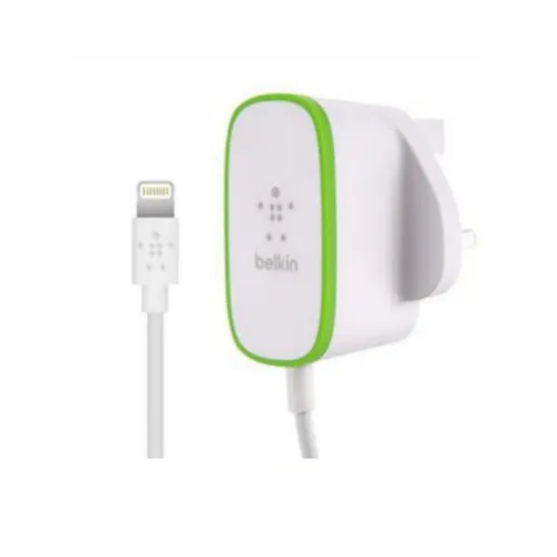 Belkin BoostUp 12W 2.4A Wall Charger + USB Lightning Cable