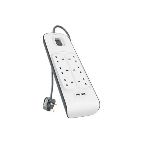 Belkin Surge Plus 6 2USB Multi Power Strip