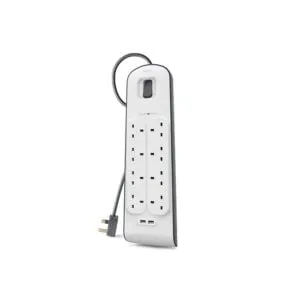 Belkin SurgePlus 2.4 Amp 2 USB + 8-Outlet Surge Protection Strip