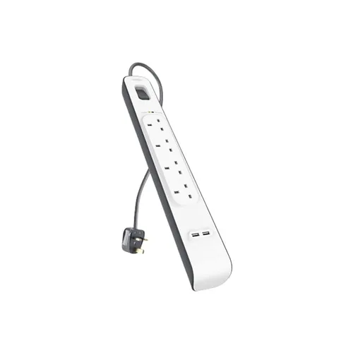 Belkin SurgePlus Surge Protector 2 USB + 4-Outlet Surge Protection Strip