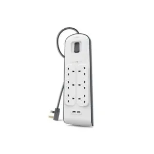 Belkin SurgePlus Surge Protector 2 USB + 6-Outlet Surge Protection Strip