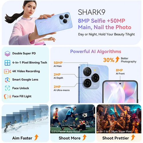 Blackview Shark 9 8GB RAM 256GB 5G