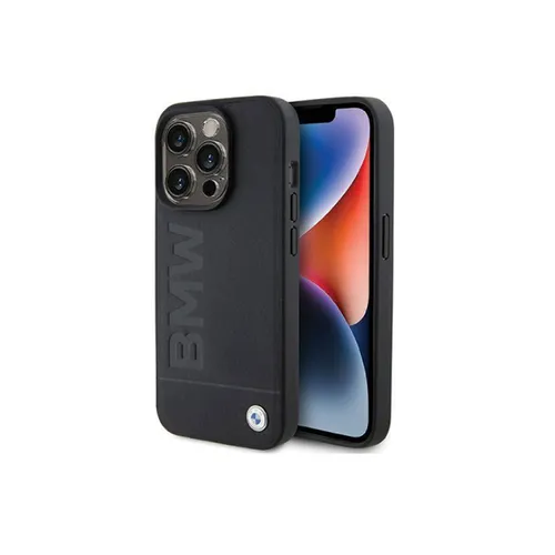 BMW Leather Hot Stamp Case for iPhone 15 Pro Max