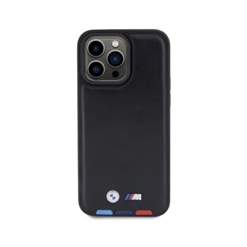 BMW M HC PU Hot Stamp Tricolor Black Iphone 15 Pro Max
