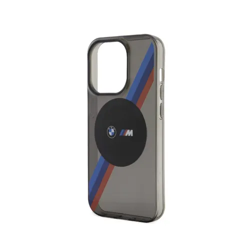 BMW Magsafe Case with M Tricolor Stripes Design for iPhone 15 Pro