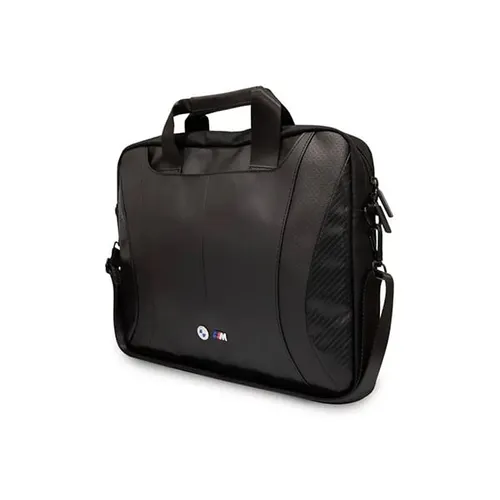 BMW PU Leather Carbon Edges and Perforated Laptop Bag