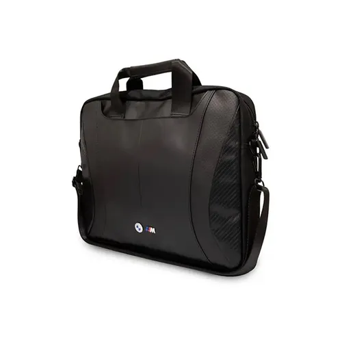 BMW PU Leather Carbon Edges and Perforated Laptop Bag