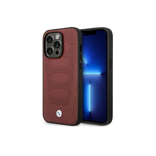 BMW Signature Collection Genuine Leather Case for iPhone 15 Pro