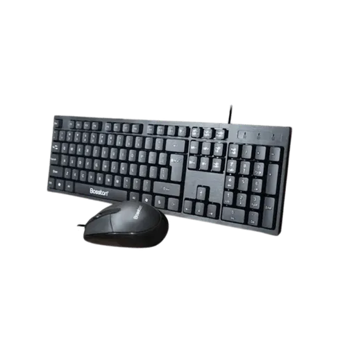 BOSSTON D5200 Wired Keyboard Mouse Combo