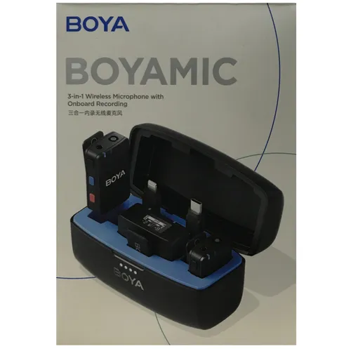 BOYA BOYAMIC 3-in-1 Wireless Microphone with Onboard Recording