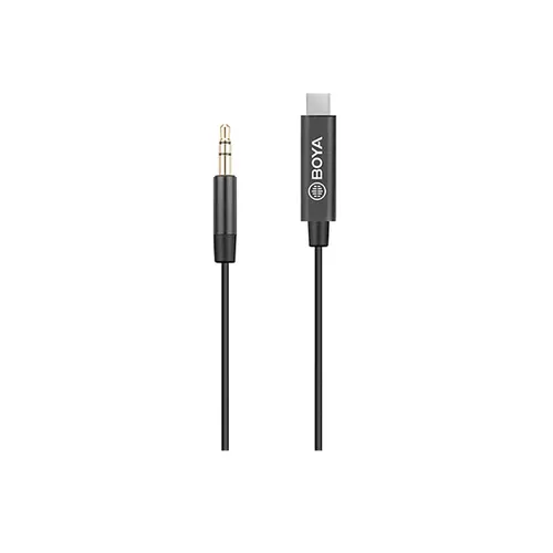 BOYA BY-K2 3.5mm TRS Male to Type-C Male Audio Cable