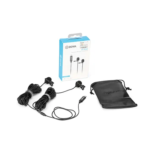 BOYA BY-M3D Type-C Digital Dual Lavalier Microphones