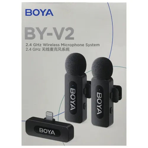 BOYA BY-V2 2.4 GHz Wireless Microphone System – Lightning