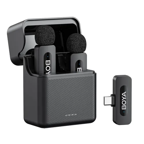 BOYA BY-V30 2-Person Wireless Microphone System with USB-C Connector