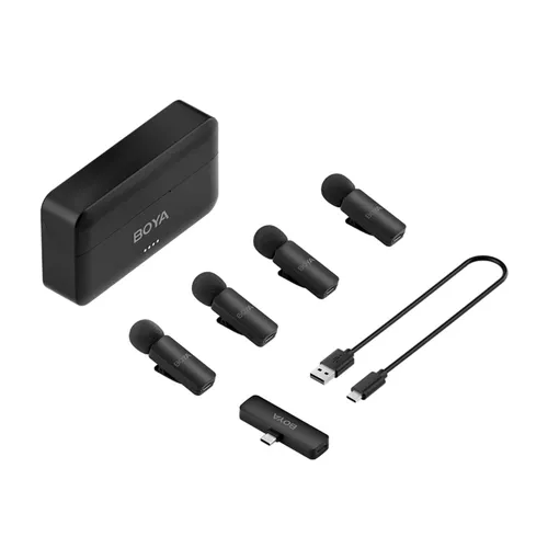 BOYA BY-V4U 4-Channel Mini Wireless Microphone Series - Type C