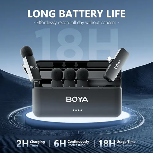BOYA BY-V4U Ultracompact 4-Channel Wireless Microphones