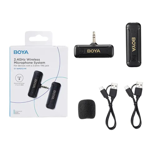 BOYA BY-WM3T2-M1 AUX 3.5mm Wireless Microphone System (One Mic)