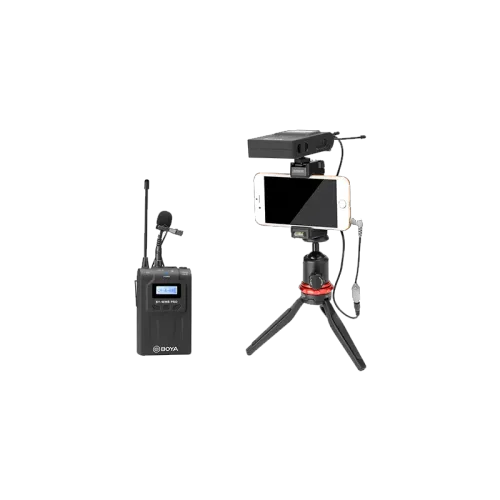 BOYA BY-WM8 PRO-K1 UHF DUAL CHANNEL WIRELESS MICROPHONE(6m)