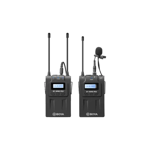 BOYA BY-WM8 PRO-K1 UHF DUAL CHANNEL WIRELESS MICROPHONE(6m)