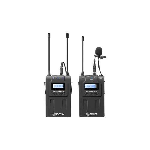 BOYA BY-WM8 PRO-K1 UHF DUAL CHANNEL WIRELESS MICROPHONE(6m)