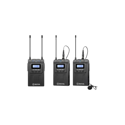 BOYA BY-WM8 PRO-K2 UHF DUAL CHANNEL WIRELESS MICROPHONE(6m)