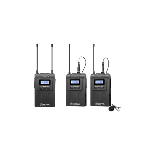 BOYA BY-WM8 PRO-K2 UHF DUAL CHANNEL WIRELESS MICROPHONE(6m)