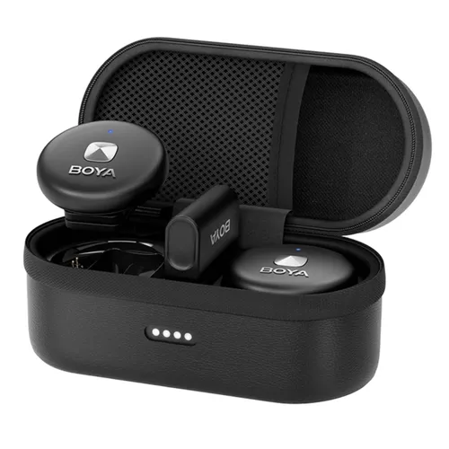 BOYA Omic-D Ultracompact 2.4GHz Dual Channel Wireless Microphone System - Lightning