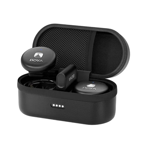 BOYA OMIC Ultracompact 2.4GHz Dual-Channel Wireless Microphone with USB-C Connector