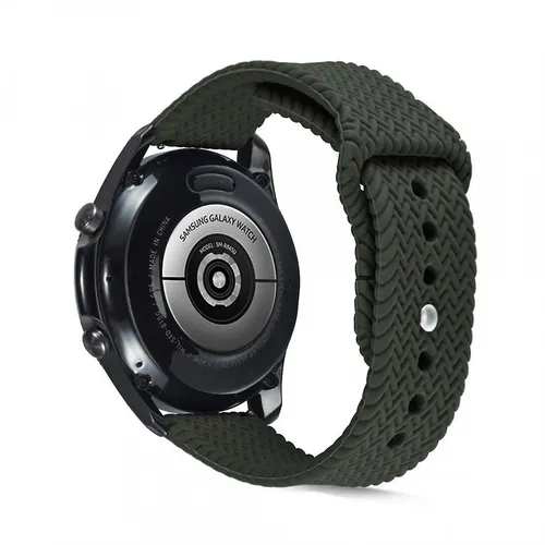 Braided Silicone Loop Strap for 22mm Watches