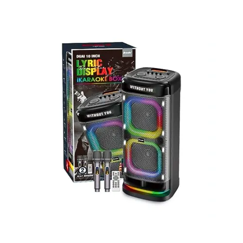 BRODU BTS-2121 160W Dual 10-Inch Karaoke Speaker