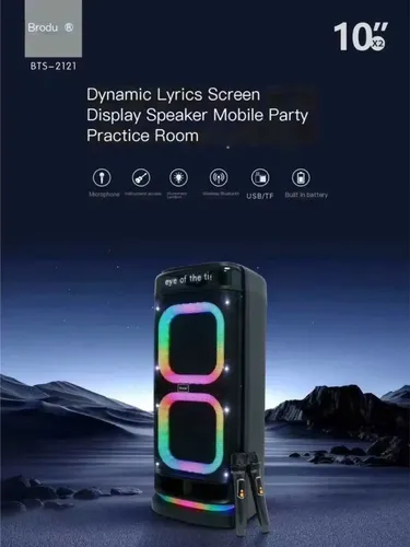 Brodu BTS- 2121 Bluetooth Karaoke Speaker