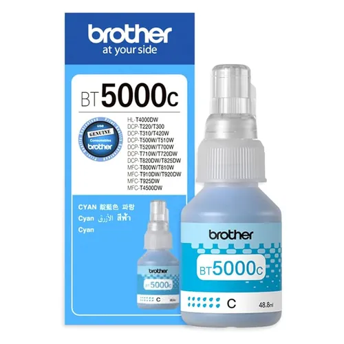 Brother BT5000C Cyan Ink Bottle