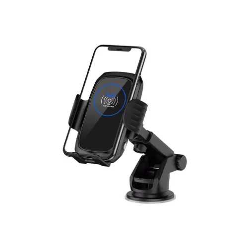 Budi 15W Phone Holder Wireless Car Charger