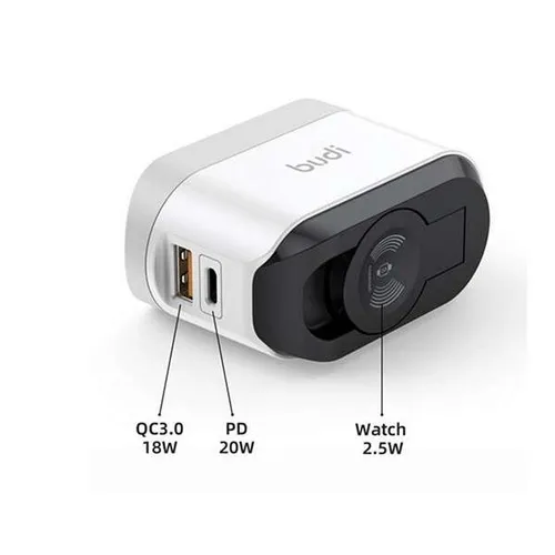 Budi 20W USB- PD+QC3.0 Watch Wireless Charger