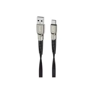Budi 2.4A Aluminum Shell Sync Braided Type-C Cable