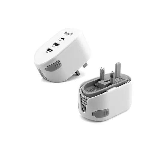 Budi 3 Output PD+QC Home Charger