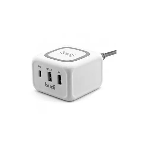 Budi 3-Port 36W+18W PD+QC Charging Station