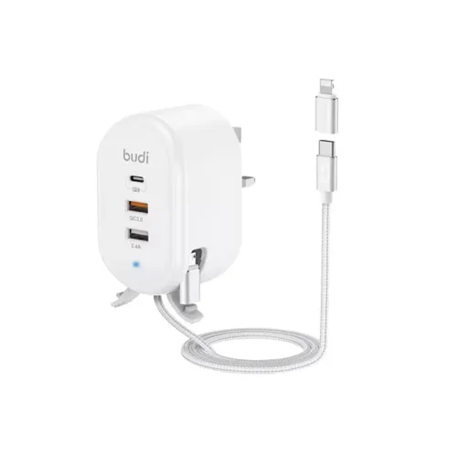 Budi 32W Home Charger USB-C Lightning Micro USB / AC312TVW