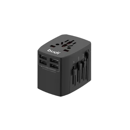 Budi 4 Usb Global Travel Charger